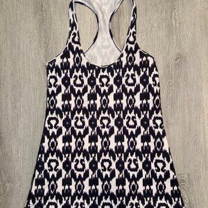 Lululemon Cool Racerback Tank (CRB)-Size 6-IKAT Logo Print